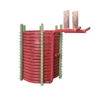 中頻爐、中頻電爐重要組成部分-感應(yīng)線圈（洛陽(yáng)萬(wàn)峰工業(yè)爐）